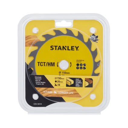 Lame de scie circulaire Stanley STA13010-XJ TCT/HM Ø150mm