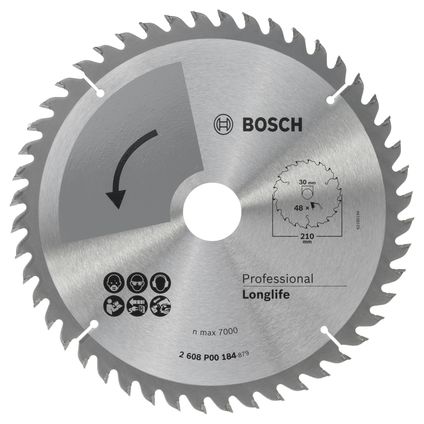 Bosch cirkelzaagblad Profiline 210mm