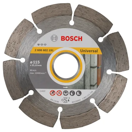 Disque à tronçonner diamanté Bosch Profiline top universel 115 mm 2