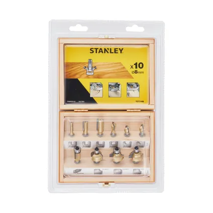 Jeu de mèches Stanley STA80020-XJ 10-pcs
