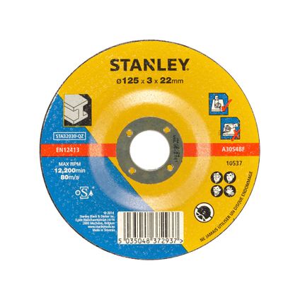 Stanley slijpschijf metaal STA32030-QZ Ø125mm