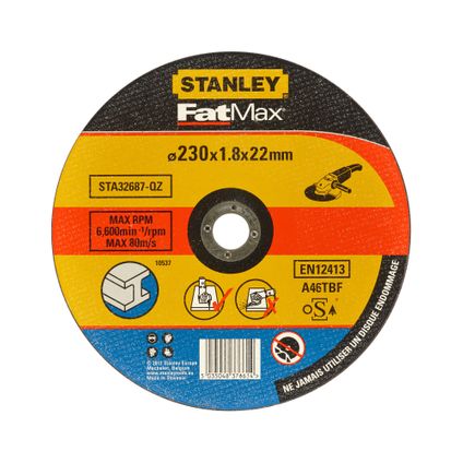 Stanley Fatmax doorslijpschijf STA32687-QZ metaal Ø230x1.8x22.23mm