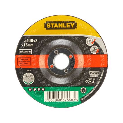 Stanley slijpschijf beton & steen STA32070-QZ Ø100mm