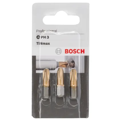 Bosch schroefbit Profiline PH3 25mm – 3 stuks 2