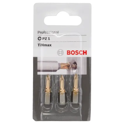 Jeu d'embouts de vissage Bosch Profiline PZ1 3 pièces 2