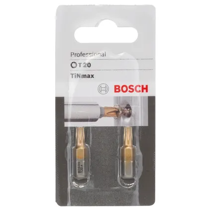 Bosch schroefbit Profiline Tinmax TX20 25 mm 2