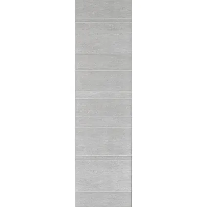 Revêtement mural Grosfillex Element Minéral Stone Tile PVC gris 260x37,5cm 4