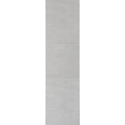 Revêtement mural Grosfillex Element Minéral Stone Tile XL PVC gris 260x37,5cm 5