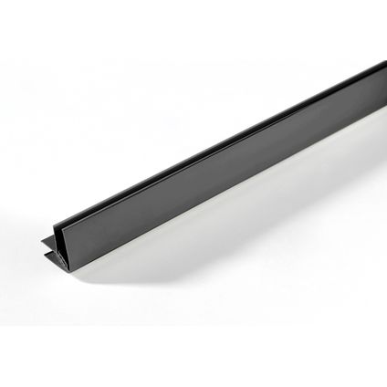 Profil d'angle interne et externe de Grosfillex en PVC Anthracite 260cm pour lambris de 5 à 8mm
