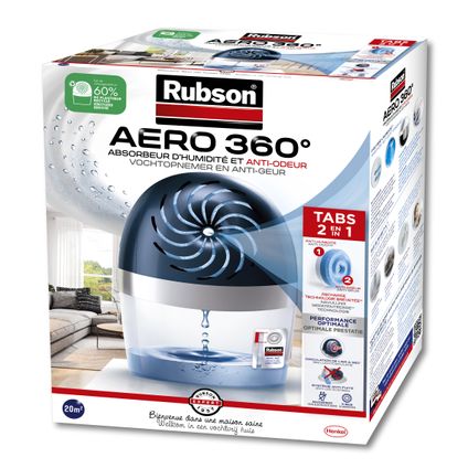 Absorbeur d'humidité Rubson Aero 360 450gr