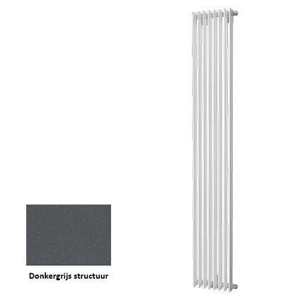 Plieger designradiator Antika donkergrijs structuur 40cm