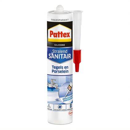 Pattex voegkit Sanitair Tegels en Porselein transparant 300ml