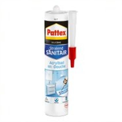 Pattex silicone Sanitair Acryl douche wit 300ml