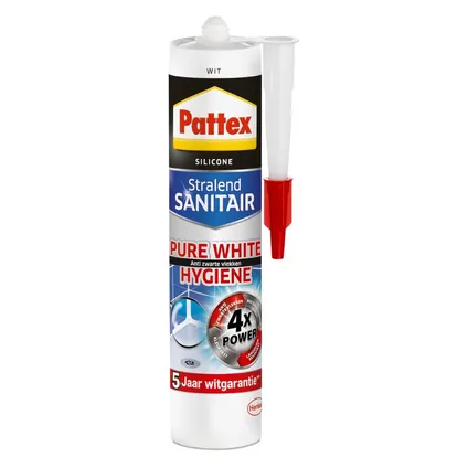 Pattex voegkit Pure White Hygiene wit 300m
