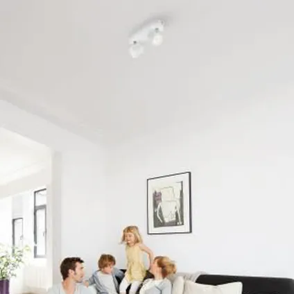 Spot de plafond Philips Star blanc 2x3W 3