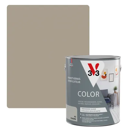 V33 Color parketlak zijdeglans as 2,5 L