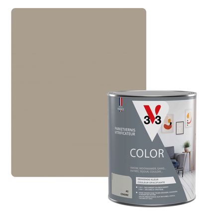 Vitrificateur parquet V33 Color cendre satiné 750ml