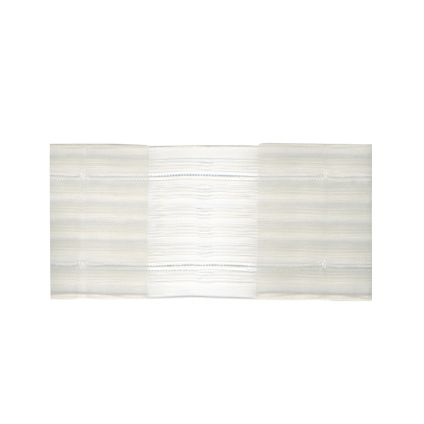 Ruban fronceur transparent plis plats 1 m