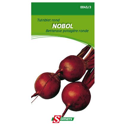 Somers zaad pakket tuinbiet rond 'Nobol'