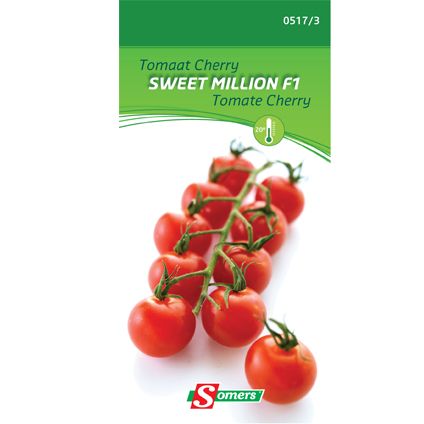 Somers zaad pakket tomaat cherry 'Sweet million F1'