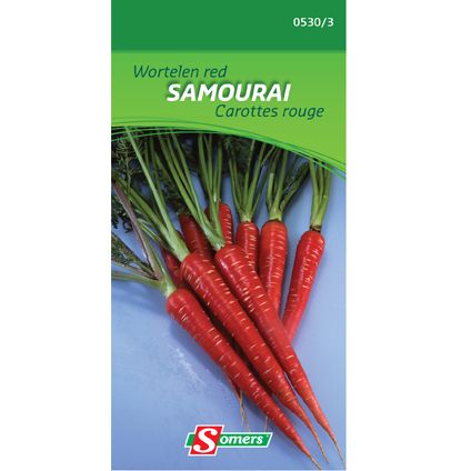 Somers zaad pakket wortelen red 'Samourai'