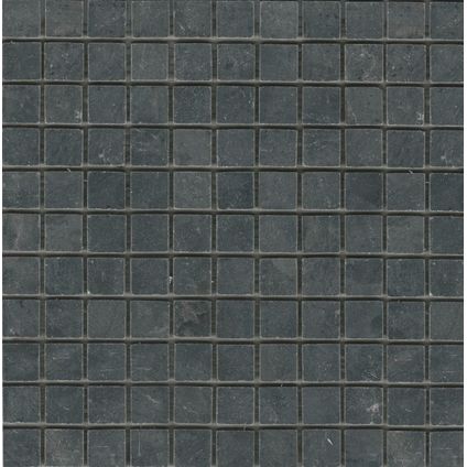 Mozaïektegel Blackstone - Natuursteen - Antraciet - 30x30cm - 1 stuk