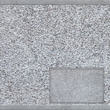 Wand- en vloertegel Rainstone - Keramiek - Grijs - 40x60cm - Pakketinhoud 1,44m²