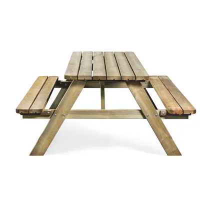 Table de pique-nique "de-Luxe" bois résineux 180x70cm 4