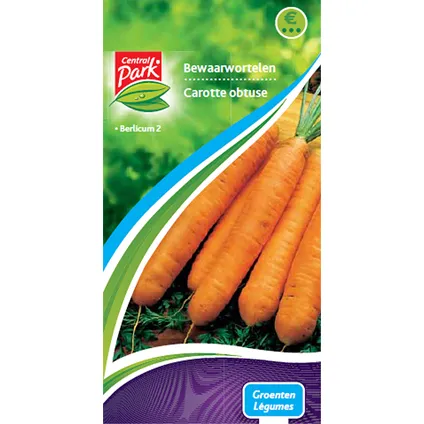Sachet graines carotte obtuse Central Park 'Légumes'