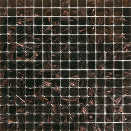 Mozaïektegel Vision - Glas - Bruin - 32,7x32,7cm - 1 stuk