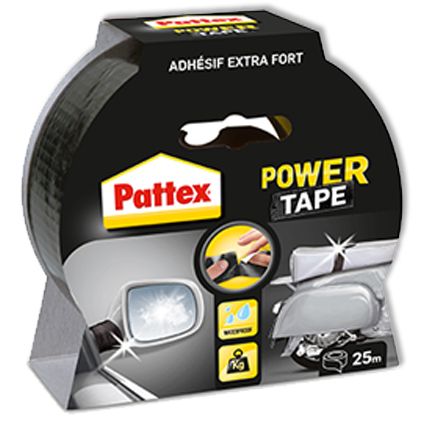 Power tape Pattex noir 25m