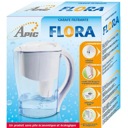 Carafe filtrante Apic Flora 2