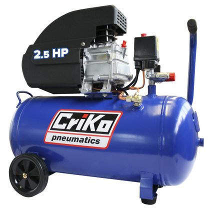 Criko compressor C00003430 met olie 2,5PK 8 Bar 50L