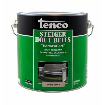 Tenco steigerhoutbeits white wash 2,5L