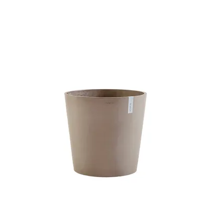 ECOPOTS Amsterdam rond taupe 50cm