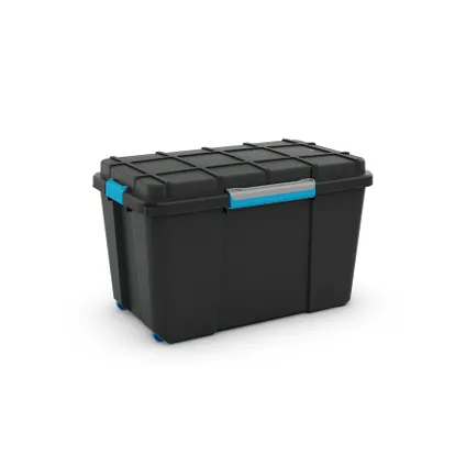 KIS Scuba opbergbox XL 110L zwart/blauwe