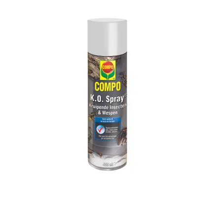Compo K.O. spray kruipende Insecten & Wespen 400ml