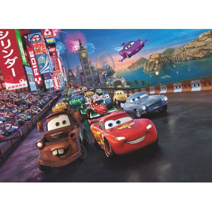 Komar sticker 'Cars race' 254 x 184 cm