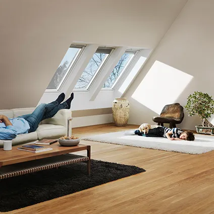 Fenêtre de toit à rotation manuelle Velux 'Energy & Silence' blanc 78 x 55 cm