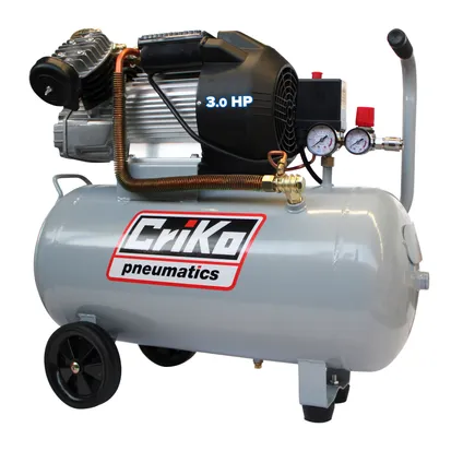 Criko compressor C00003460 met olie 3PK 10 Bar 50L 2