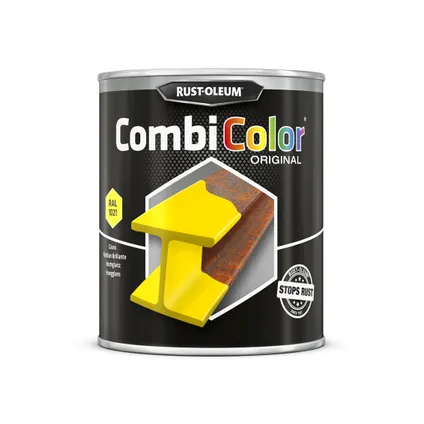 Primer antirouille et finition Rust-oleum Combicolor jaune colza 750ml