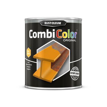 Rust-oleum Combicolor antiroest primer en finish geel oranje 750ml