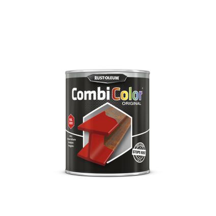 Primer antirouille et finition Rust-oleum Combicolor rouge trafic 750ml