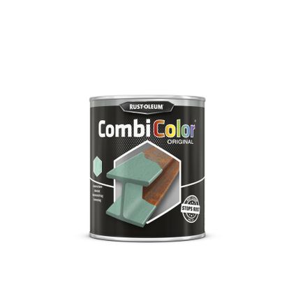 Primer antirouille et finition Rust-oleum Combicolor vert clair martelé 750ml
