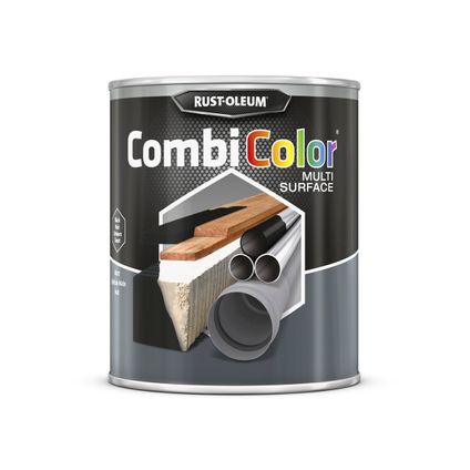 Primer et peinture Rust-Oleum CombiColor Multi-Surface noir mat 750ml
