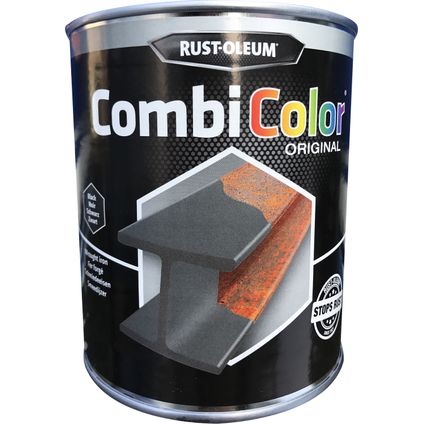 Rust-oleum Combicolor antiroest primer en finish smeedijzer zwart 750ml