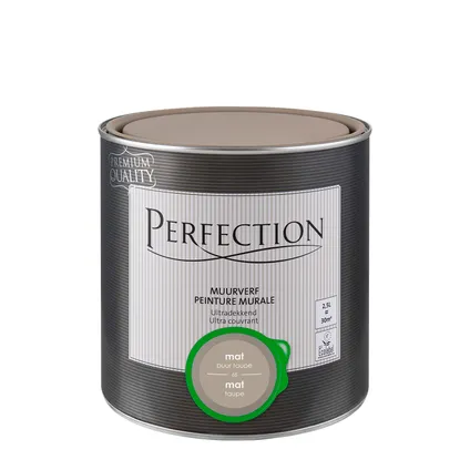 Peinture murale Perfection ultra couvrant taupe 2,5L 2