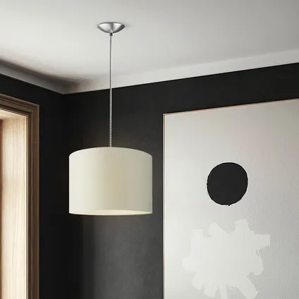 Home Sweet Home verlichtingspendel Fabric 11/11/100cm - wit-zwart 3