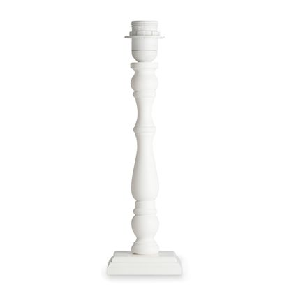 Home Sweet Home Table de table de la lampe Woodi 12/12/38 cm - blanc