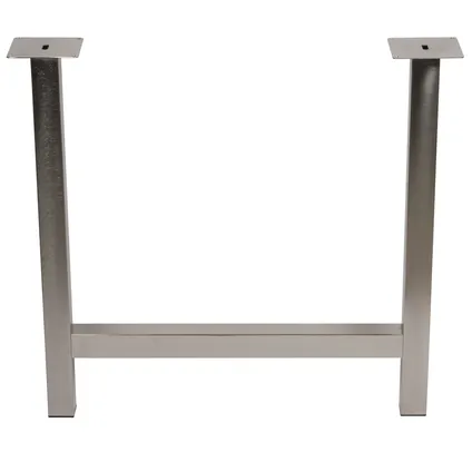 Duraline meubelpoot H-vorm staal 5x72cm 2